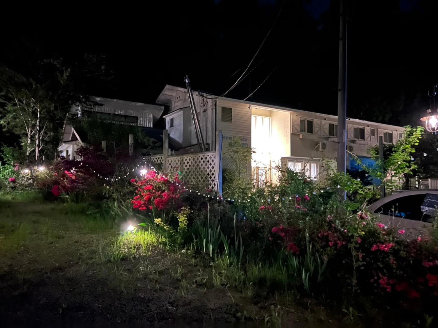 ホテル ペンション蘭峰 富士河口湖町 エクステリア 写真